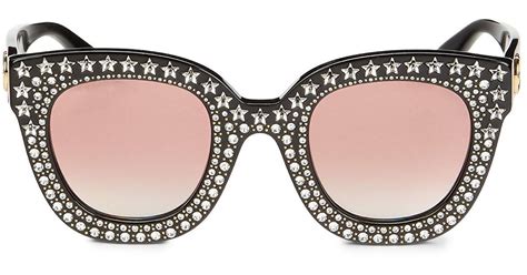 gucci 49mm cat eye sunglasses.